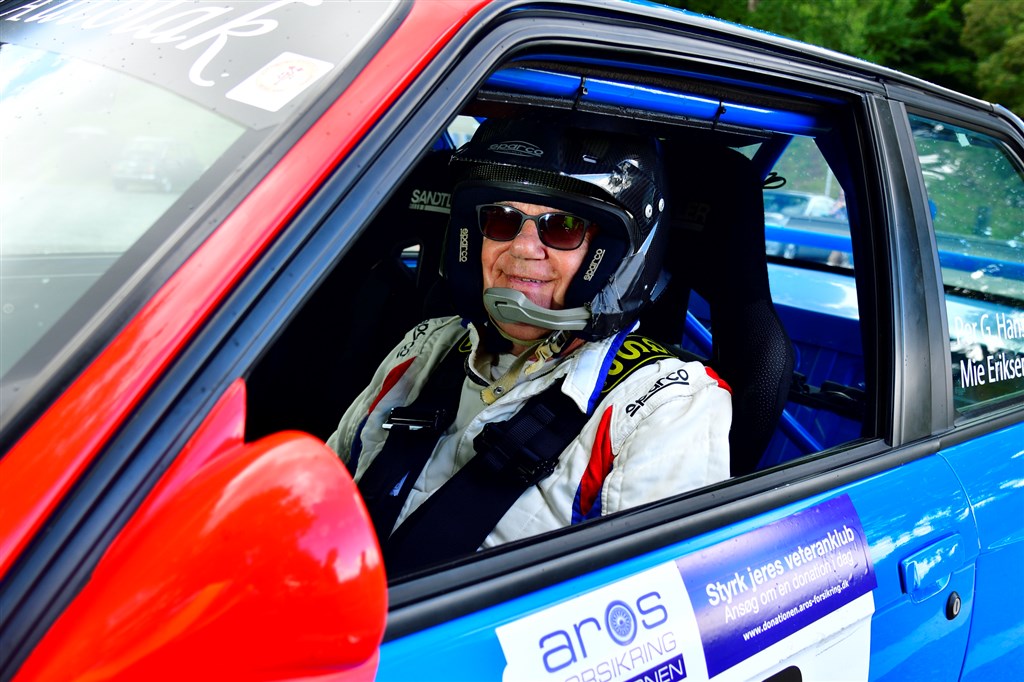 Den historiske rallykører Per G. Hansen er blandt favoritterne i Munkebjerg Hillclimb i sin BMW M3 fra 1987.
(Foto: Intercom, Michael Eisenberg)